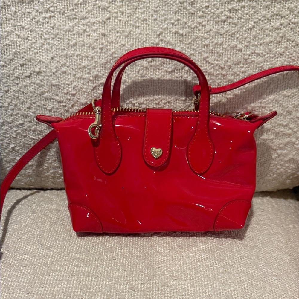 Red Patent Leather Handbag